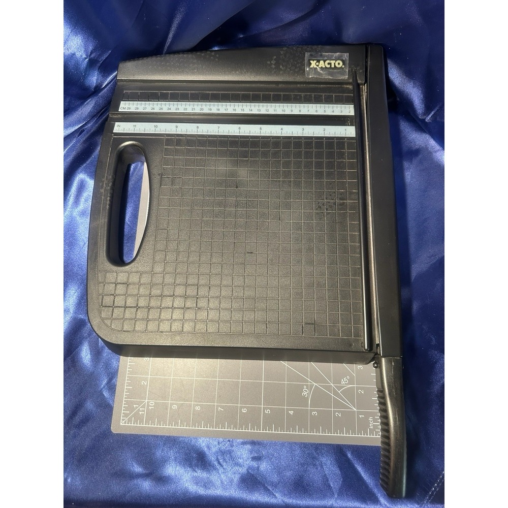 X-ACTO 12" Paper Cutter Guillotine Trimmer Black Model #26232
